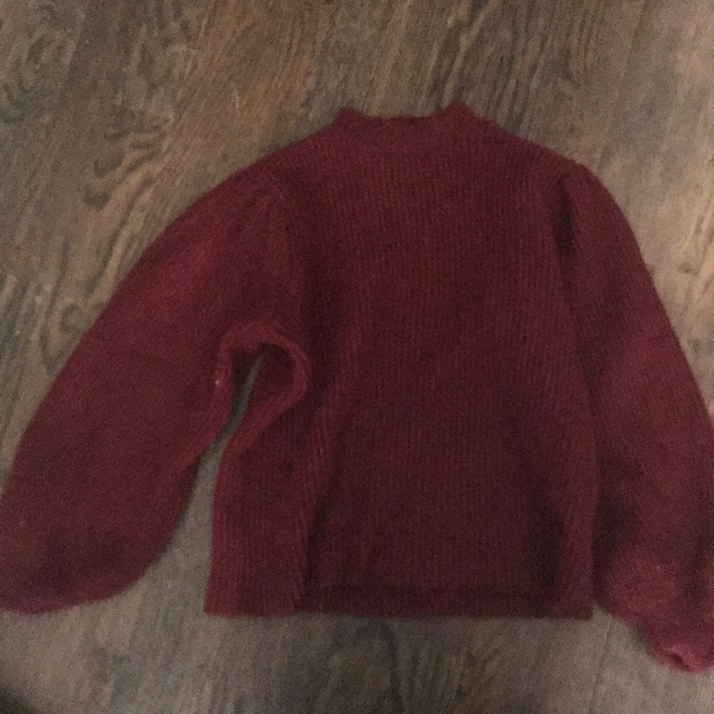 Cropped Red Sweater